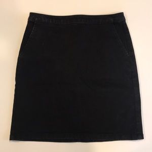 Warehouse Skirts - Asos Warehouse Black Denim Skirt (Size 6) Warehouse Skirts - Asos Warehouse Black Denim Skirt (Size 6)